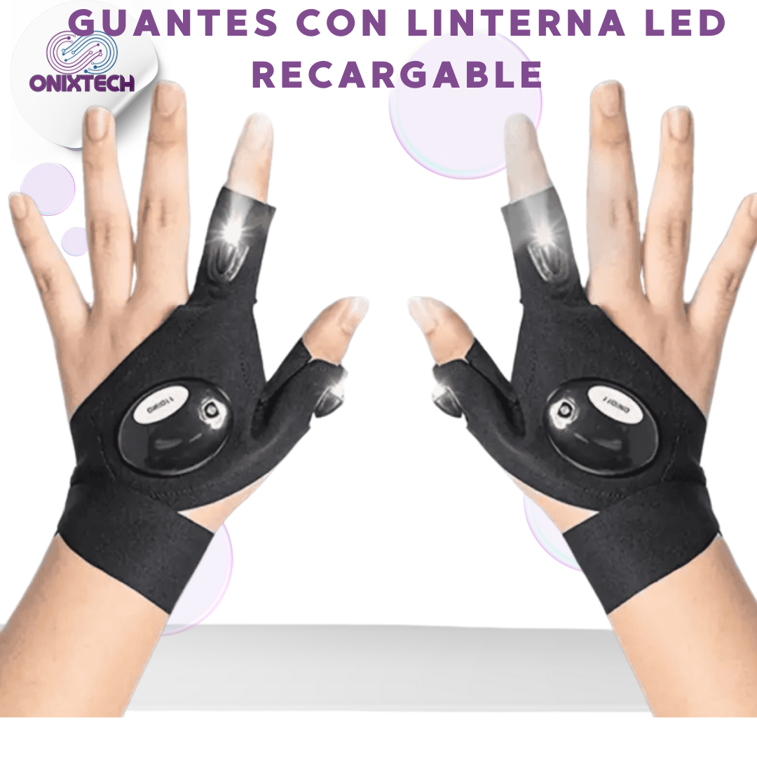 Miniatura 2 de GUANTES CON LINTERNA LED RECARGABLE